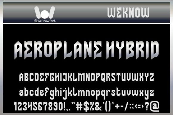 Aeroplane Font for Professional Branding and Design