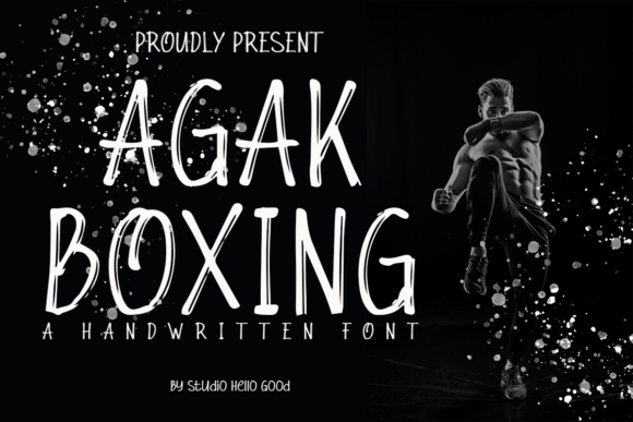 Agak Boxing Font for Creative Makers and Handmade Sellers