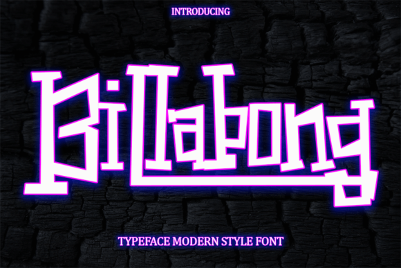 Billabong: A Graffiti-Styled Display Font for Bold Branding