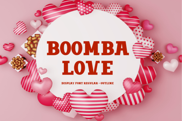Boomba Love: A Playful Display Font for Creative Projects