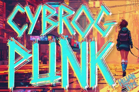 Cybrogpunk Font for Bold Editorial Design