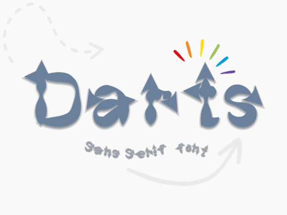 Darts Display Font for Eye-Catching Campaigns
