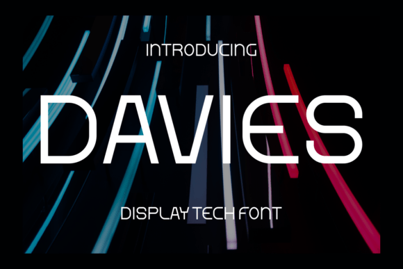 Davise: A Futuristic Font for Professional Branding