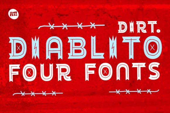 Diablito Dirt: A Playful Font for Handmade Creations