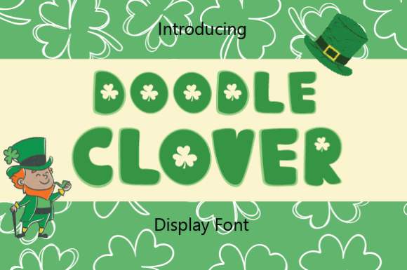 Doodle Clover Font for Cheerful Creations
