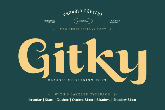 Gitky: A Display Font That Elevates Your Branding