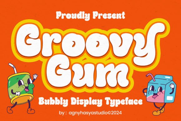Groovy Gum Font for Playful and Engaging Editorial Designs