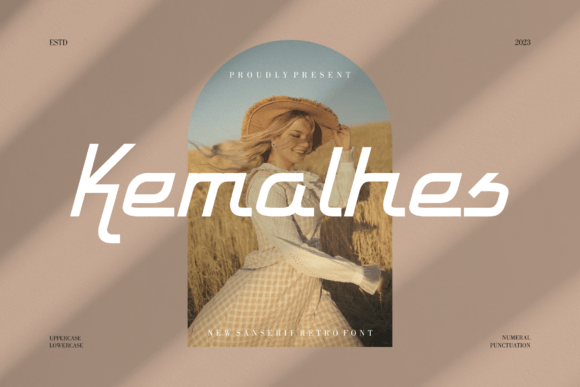 Kemalhes Display Font for Modern Editorial Design