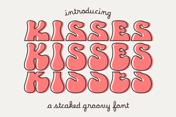 Kisses Font for Eye-Catching Design and Branding