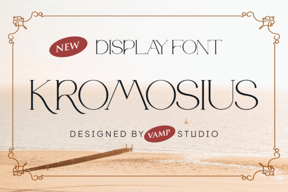 Kromosius: A Modern Display Typeface for Creative Projects