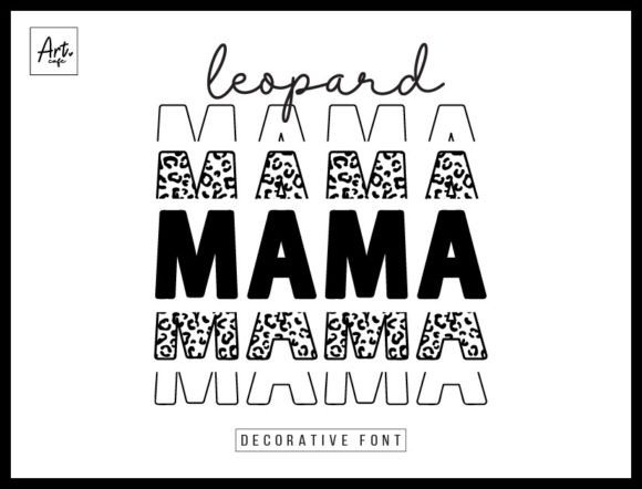 Leopard Mama: A Retro-Inspired Display Font for Editorial Design