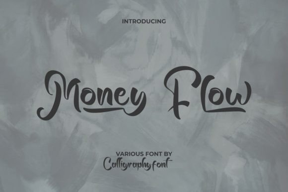Money Flow: A Playful Brush Font for Vintage-Inspired Designs