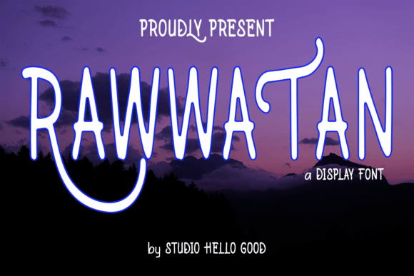 Rawwatan: A Display Font That Elevates Creative Projects