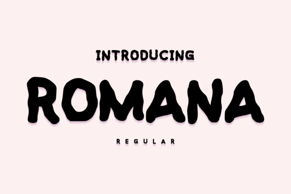 Romana Font: A Playful Display Font for Creative Projects