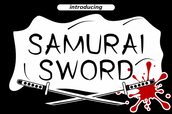 Samuraisword: A Display Font with Samurai Soul for Branding Projects