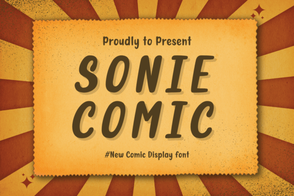 Sonie Comic Font Download and Design Uses