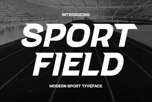 Sport Field Font for Dynamic Branding and Headline Design