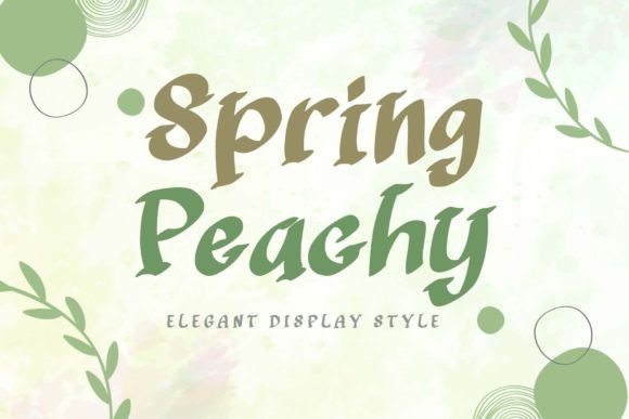 Spring Peachy Font for Professional Branding and Design