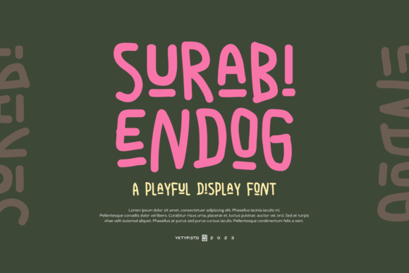 Surabi Endog: A Fun Font for Polished Branding