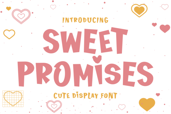 Sweet Promises: A Playful Display Font for Marketing Campaigns