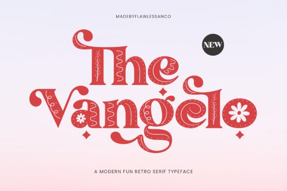 The Vangelo: A Retro-Modern Font for Polished Branding